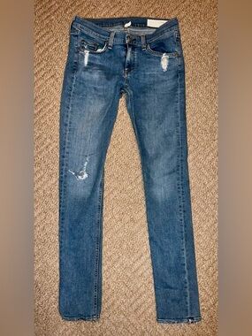 Rag & Bone skinny medium Blue Denim Jeans size 26